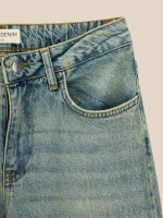Купить Джинсы прямые однотонные женские LAWA WTC02507 44 Синий Артикул: 2000999647086 Миниатюра фотографии № 2