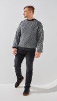 Купить Джинсы Regular Fit мужские HB400 28 Графитовый Артикул: 2000999193637 Миниатюра фотографии № 2
