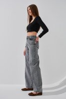 Джинси Regular fit жіночі LAWA WBC02454 32 Графітовий  Фото №1