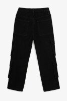 Джинсы Regular kargo для мальчика Vio Faloni 798 92 см Черный  Фото №4