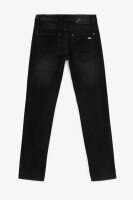 Джинси Slim Fit чоловічі W008-5 29 Темно-сірий  Фото №0