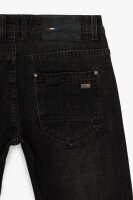 Джинси Slim Fit чоловічі W008-6 29 Темно-сірий  Фото №2