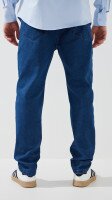 Купить Джинсы Slim Fit однотонные мужские 903 29 Синий Артикул: 2000999453472 Миниатюра фотографии № 4