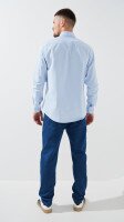 Купить Джинсы Slim Fit однотонные мужские 903 29 Синий Артикул: 2000999453472 Миниатюра фотографии № 5