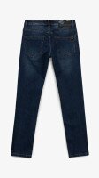 Джинсы Slim Fit однотонные мужские RB0082DT 27 Темно-синий  Фото №3