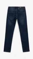Джинсы Slim Fit однотонные мужские RB0082DT 32 Темно-синий  Фото №3