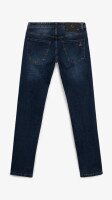 Джинсы Slim Fit однотонные мужские RB0095DT 28 Темно-синий  Фото №3