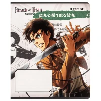Тетрадь ученическая &quot;Attack on Titan Season&quot; Kite AT24-232 12 л.  Фото №1