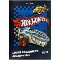 Картон кольоровий двосторонній Kite HW24-255 10 кольорів