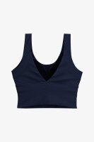 Фитнес топ однотонный женский 7017-K XL Темно-синий  Фото №1