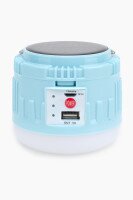 Ліхтарик кемпінговий на сонячній бат з POWERBANK CAMP LIGHT (2000989398189)  Фото №1