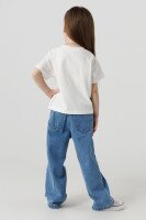 Футболка для девочки First Kids 0914 104 см Молочный  Фото №1