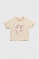Футболка для дівчинки First Kids 0914 86 см Бежевий (2000990439819S)  Фото №5