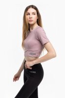 Футболка фитнес однотонная Tommy life 97265 M Пудровый (2000989754787A)  Фото №0
