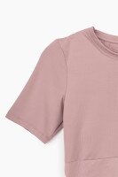 Футболка фитнес однотонная Tommy life 97265 M Пудровый (2000989754787A)  Фото №8