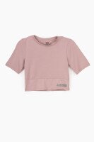 Футболка фитнес однотонная Tommy life 97265 M Пудровый (2000989754787A)  Фото №5