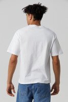 Футболка однотонная мужская 24-0711 XL Белый  Фото №3
