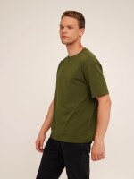 Футболка однотонна чоловіча LAWA CTM MBC02301 2XL Оливковий  Фото №0