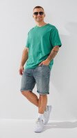 Футболка однотонная мужская 001 4XL Зеленый  Фото №0