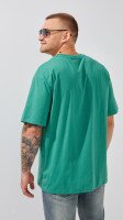 Футболка однотонная мужская 001 4XL Зеленый  Фото №2