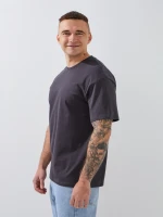 Купить Футболка однотонная мужская GENUA 24-0711 2XL Графитовый Артикул: 2000990340511 Миниатюра фотографии № 3
