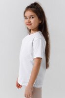 Футболка однотонна унісекс ALG 2254061 116 см Білий  Фото №2