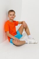 Футболка однотонная унисекс ALG 3254062 146 см Оранжевый  Фото №1