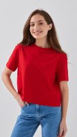Купити Футболка однотонна жіноча  LAWA WBC02311 XS Червоний Артикул: 2000999152993 Фото мініатюра № 1