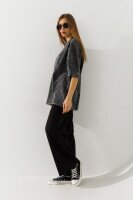Футболка однотонна жіноча On me 779 44-46 Чорний  Фото №2