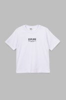 Футболка з принтом для хлопчика Deniz 40411 128 см Білий (2000990556448S)  Фото №4
