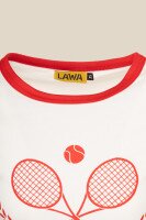Футболка з принтом Tennis жіноча LAWA P-WB02365 L Молочний  Фото №5