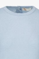 Футболка трикотажна однотонна жіноча On me 12030 One Size Блакитний  Фото №0