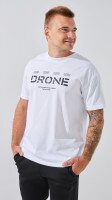 Футболка с принтом мужская  86022 4XL Белый  Фото №1