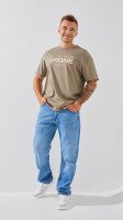 Футболка с принтом мужская  86022 XL Оливковый  Фото №0