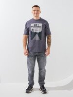 Купить Футболка с принтом мужская GENUA G01222-0030 S Графитовый Артикул: 2000999392337 Миниатюра фотографии № 2