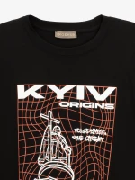 Купити Футболка з принтом чоловіча GENUA G01222-0051 S Чорний Артикул: 2000999574832 Фото мініатюра № 2