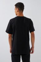 Футболка с принтом мужская LAWA P-MB02342 S Черный  Фото №3