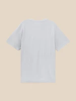 Купить Футболка с принтом мужская LAWA P-MB02383 2XL Светло-серый Артикул: 2000999615856 Миниатюра фотографии № 3