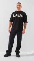 Футболка з принтом чоловіча LAWA P-MT02303 S Чорний  Фото №0