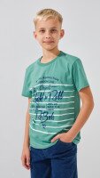 Футболка з принтом для хлопчика Deniz 2522 116 см Зелений  Фото №1