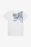 Футболка с принтом для мальчика Dinomin 3017 152 см Белый  Фото №0
