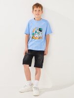 Купить Футболка с принтом для мальчика Toontoy 4682 110 см Голубой Артикул: 2000999577321 Миниатюра фотографии № 2
