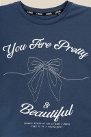 Футболка с принтом &quot;YoU are pretty&quot; женская LAWA P-WB02395 XL Синий  Фото №1