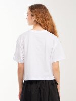 Купить Футболка с принтом женская LAWA P-WB02421 XS Белый Артикул: 2000999615900 Миниатюра фотографии № 4