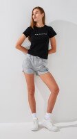 Футболка з принтом жіноча Na Fan 8832 One Size Чорний  Фото №0