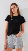 Футболка з принтом жіноча Na Fan 8832 One Size Чорний  Фото №1
