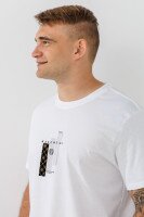 Футболка з принтом чоловіча SP23608-BP24608 5XL Білий (2000990506986S)  Фото №2
