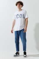 Купить Футболка с принтом мужская Tommy life 88187 S Белый (2000990467744S) Артикул: 2000990467744 Миниатюра фотографии № 5
