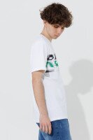 Купити Футболка з принтом чоловіча Tommy life 88200 S Білий (2000990467850S) Артикул: 2000990467850 Фото мініатюра № 5