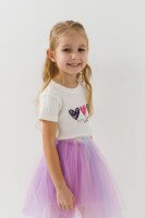Футболка с принтом для девочки Baby Show 16592 92 см Молочный  Фото №1